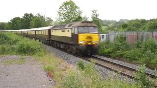 WCRC 57313 &amp; 57601 on Northern Belle Stock Move - Pontypool - 30/05/25