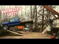 Using a CRANE to Undercoat my Vehicles! (Don't try at home)