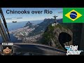 Chinook VR Formation Helicopter Tour of Rio de Janeiro | Microsoft Flight Simulator