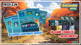Digimon RPG - New Beginner Equipment Sales!