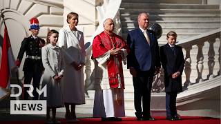 Grand Welcome Monaco Royals Host Historic Ceremony For Pope Leo Xiv At Princes Palace Ak1G