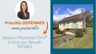 Maison 4 pièces de 70 m² à Vicq-sur-Breuilh (87260)