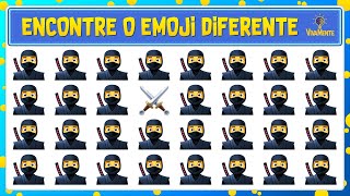 ENCONTRE O EMOJI DIFERENTE + REPETIDO + OBJETO + 7 ERROS! 💡 VivaMente