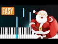 Feliz Navidad - Christmas Song 100% EASY PIANO TUTORIAL