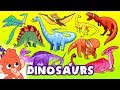 Apprendre les dinosaures pour les enfants  apprentissage des noms de dinosaures pour enfants