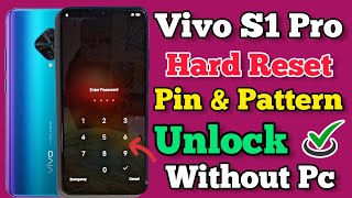 Vivo S1 Pro || Hard Reset || Password Unlock || Pattern Unlock || Easy Trick || Without Pc || 2023.