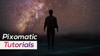 How to add a Night Sky using Double Exposure effect? Pixomatic Tutorial screenshot 4