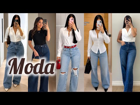 IDEAS DE LOOKS CON JEANS y CAMISAS PARA VERTE MODERNA, FEMENINA Y CON MUCHO ESTILO | OUTFITS FÁCILES