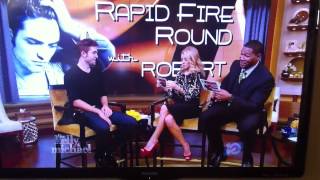 Robert Pattinson On  With Kelly And Michael Part2 2012