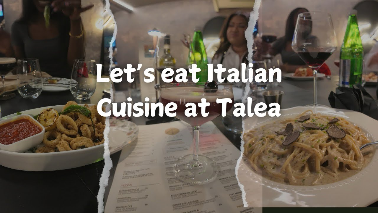 Vlog 8: GRWN for a night at Talea: The Best Italian Food in Town? #food ...