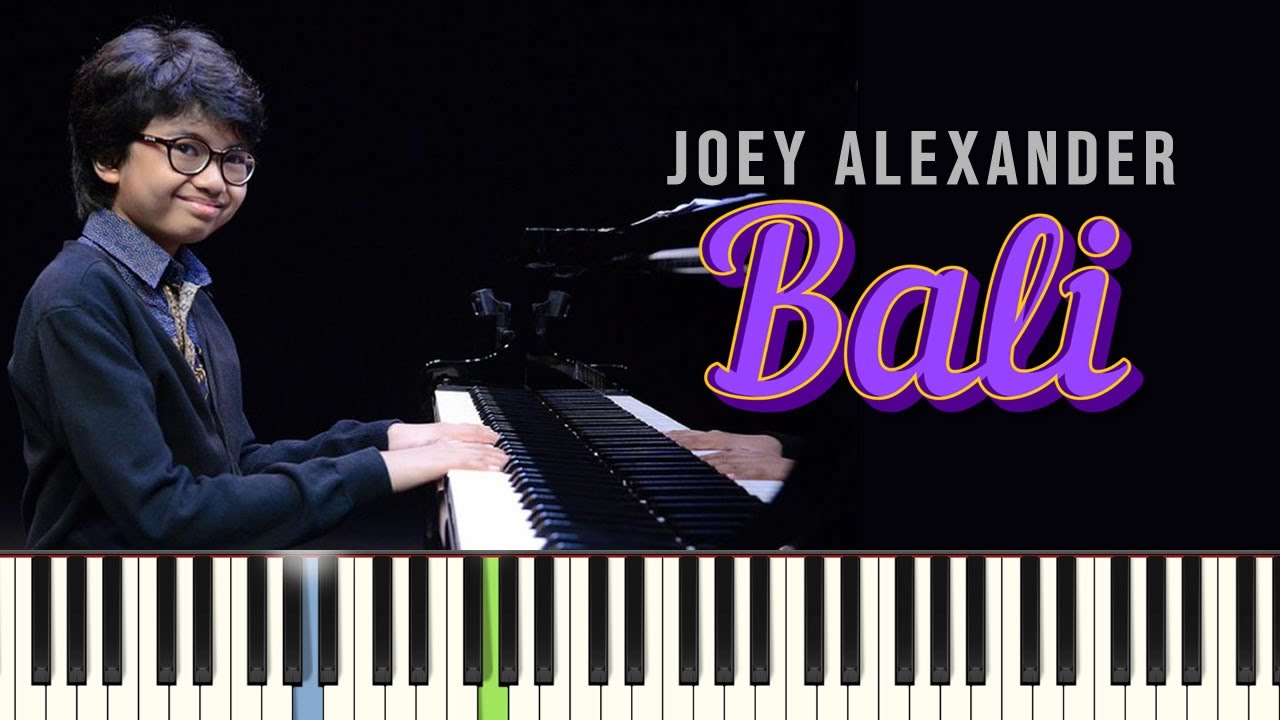 Joey Alexander - Bali [Piano tutorial Synthesia]