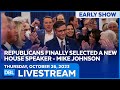 Rep. Mike Johnson of Louisiana Elected Speaker of the House - DBL | Oct 26, 2023