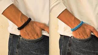 🔥A Stylish bracelet I knitted for my son and he loved it 😍 | macrame bracelet tutorial | Thread Art 