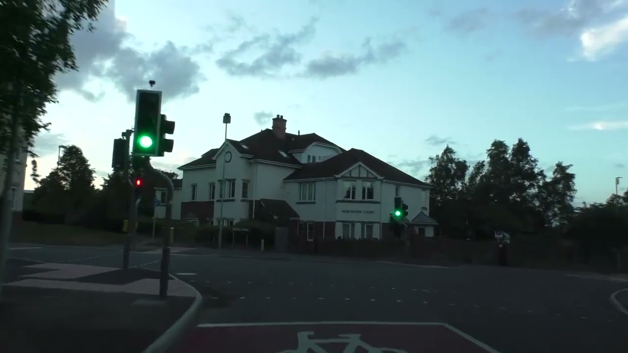 Driving On The B4503 From Malvern To Leigh Sinton, Worcestershire, England 25th June 2022