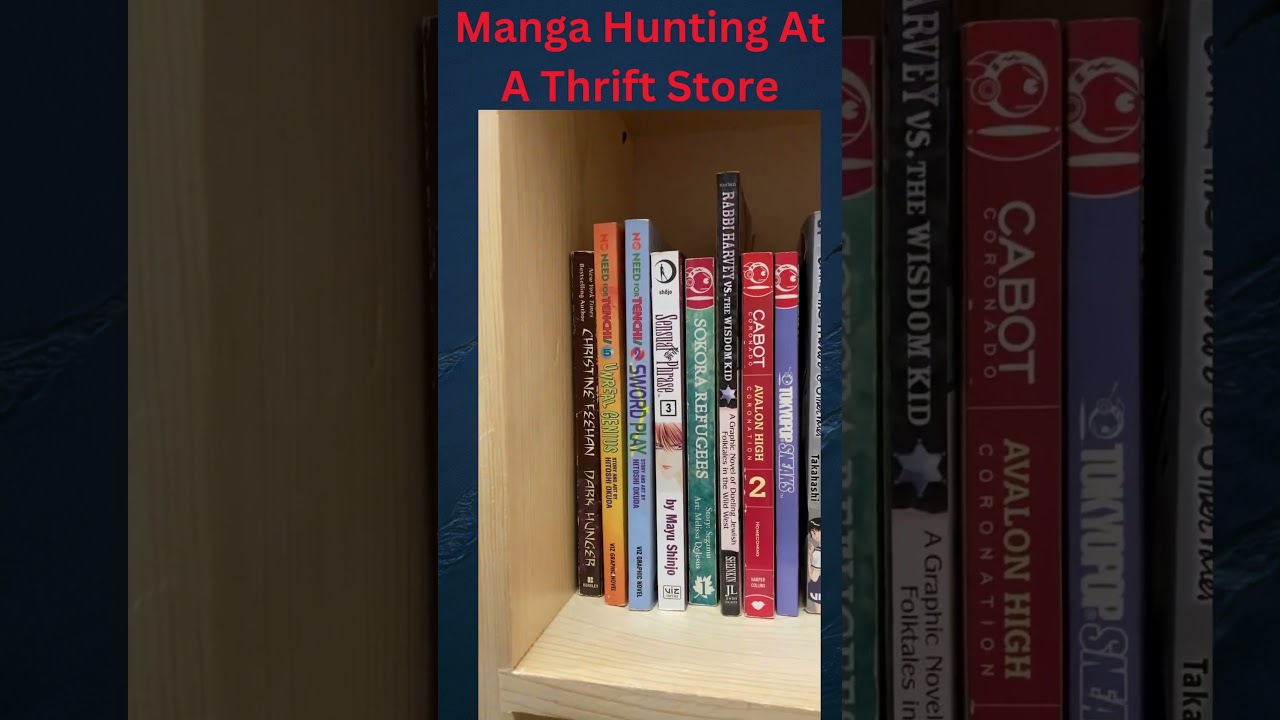 Manga Hunting At a Thrift Store We Found Rare Manga?? 