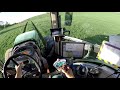 Fendt 826 S4 + Amazone ZG-TS 10001ProfisPro přihnojování ozimé pšenice/Pohled řidiče/GoPro