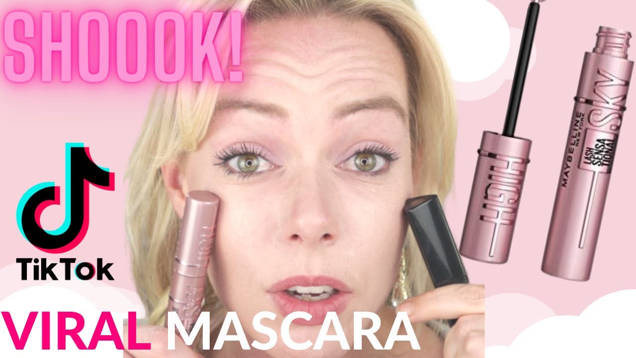 I TESTED NEW VIRAL DRUGSTORE Maybelline Sky High Mascara. Viral tik tok