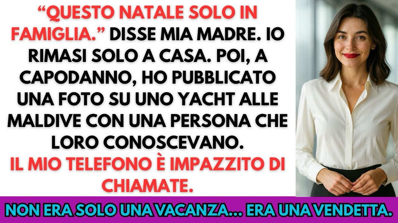 La mia famiglia non mi ha invitato a Natale… poi ha visto con chi ho festeggiato Capodanno