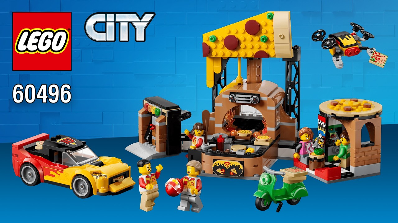 LEGO City Pizza Delivery Experience with Vehicles (60496)[494 pcs