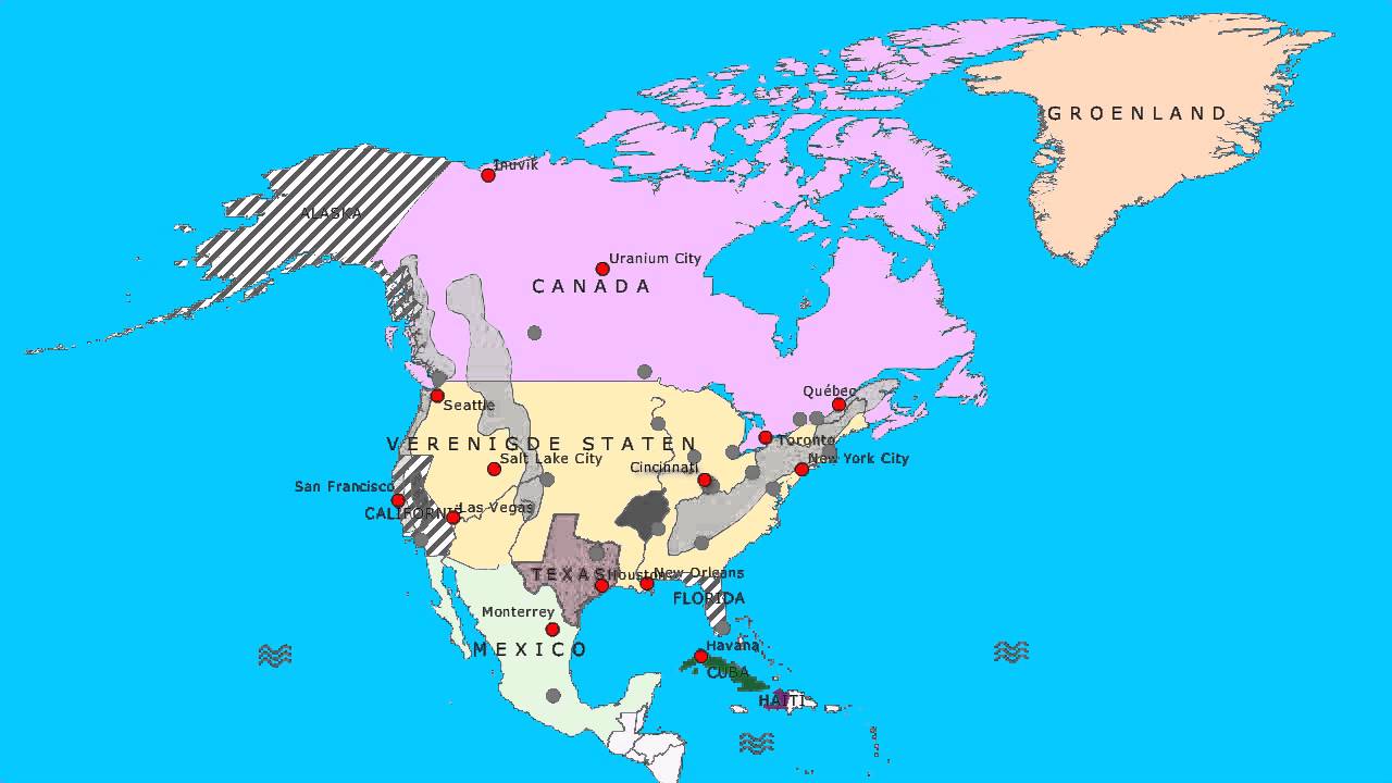 Topografie Noord-Amerika | Www.Topomania.Net