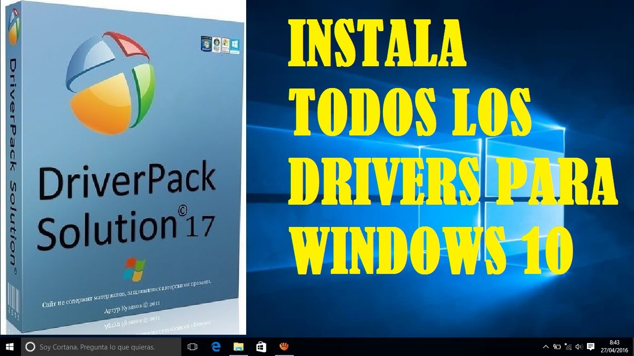 Instalar CONTROLADORES DRIVERS En WINDOWS 10 8 7 Despu s De Formatear