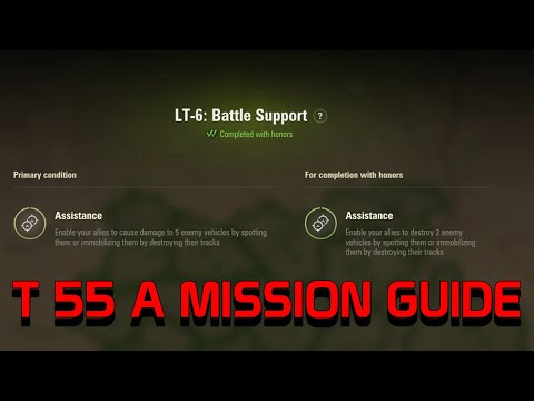 T 55 A Light Tank Mission 6 World Of Tanks 