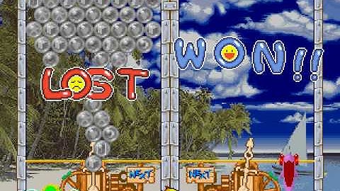 Bust A Move 2 - Game Over screen