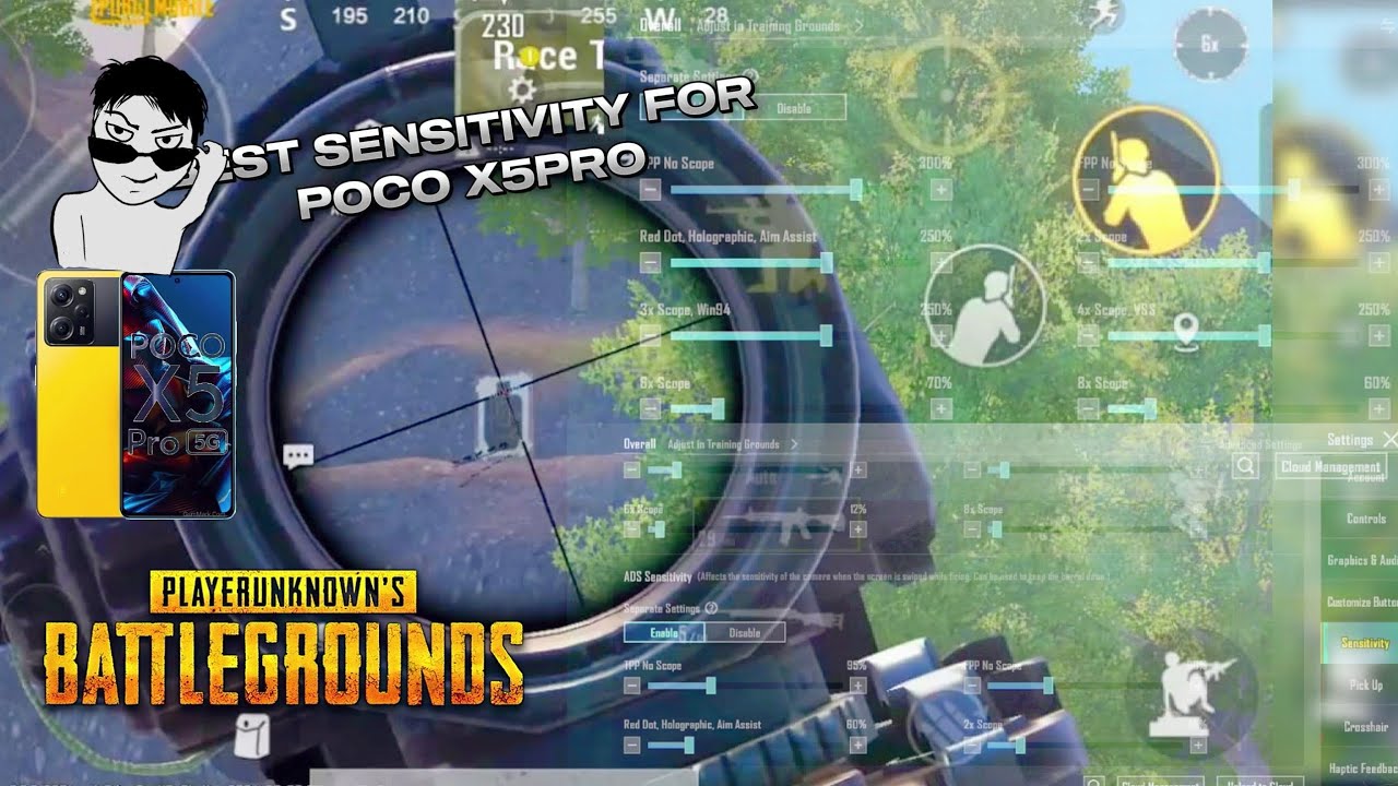 POCO X5 pro best pubg mobile sensitivity use it ||Poco X5 pro|| BGMI