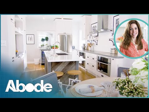 CONVERTING A LARGE KITCHEN INTO A BRIGHT AND MODERN DINING AREA | SARAH 101 | ABODE
