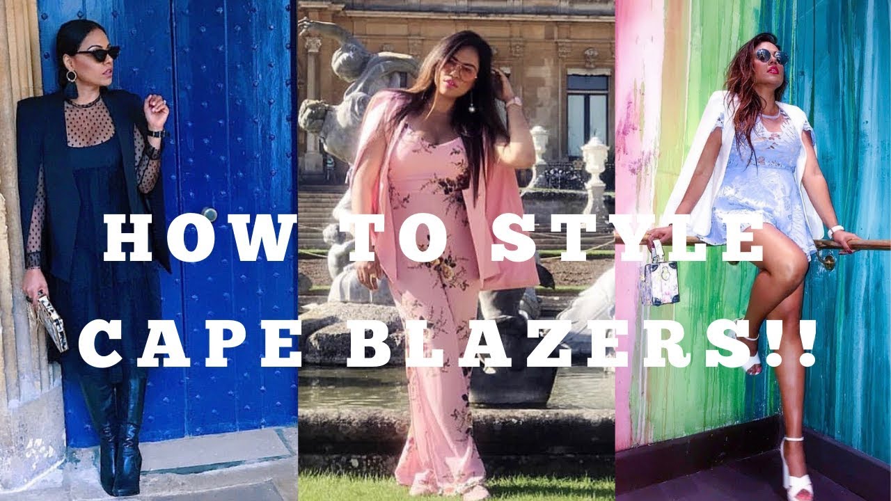 HOW TO STYLE CAPE BLAZERS | LOOK BOOK | FALL/WINTER FASHION TRENDS 2018 | LITERALLY G