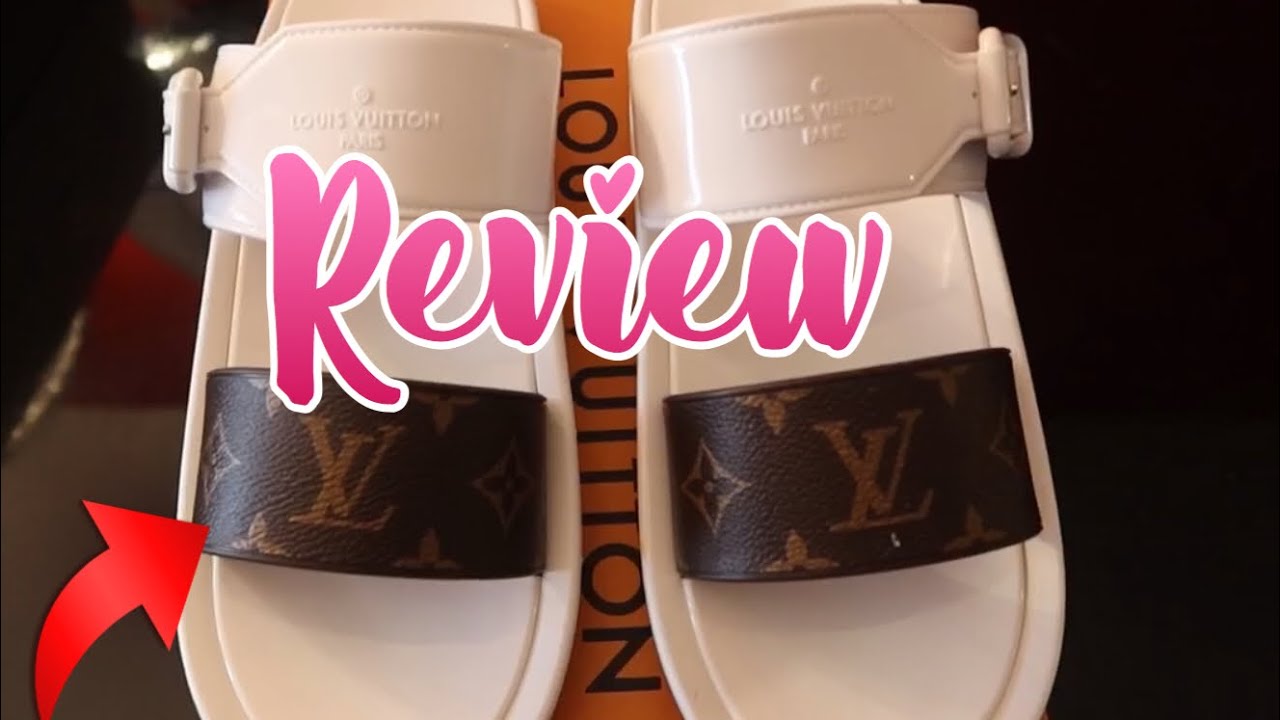 Louis Vuitton Sunbath Flat Mule Sliders Brand New With Box And Dustbags