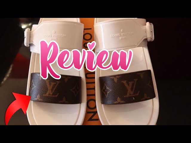 LV sunbath flat mule /louis vuitton 