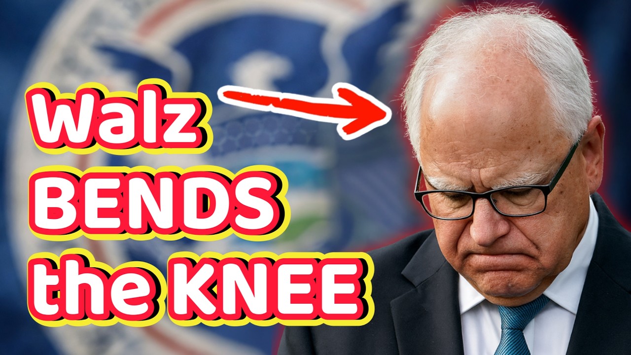 🚨"Walz Has DISAPPEARED" - Tim Walz FORCED to COMPLY with Federal Immigration Enforcement
