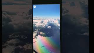 جمال الغيوم والسماء /اجمل فيديو يتم تصويرة من نافذة الطائرة#ترند #ترند_تيك_توك #shorts