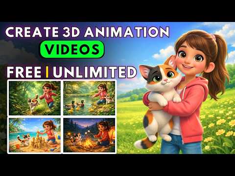 How To Create Unlimited 3D Cartoon Animations in Bulk (1-Click) | FREE AI Automation (2026)