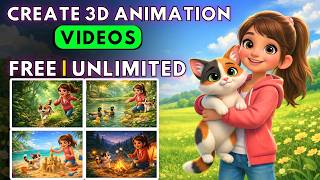 How To Create Unlimited 3D Cartoon Animations in Bulk (1-Click) | FREE AI Automation (2026)