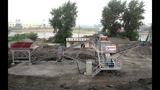 RWM Recycled asphalt material Roller crushing and screening equipment