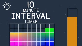 10 Minute Interval Timer - Kids Visual Timer