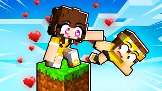Preso Em Apenas Um Bloco Com A Minha Bebê Crush No Minecraft