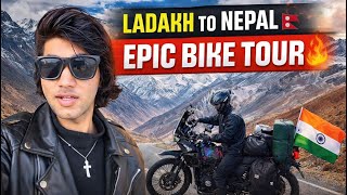 My First International Country 😍|| Ladakh To Nepal on bike || irfan shalistani 