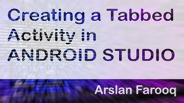 How to create tabbed activity | ANDROID APP DEVELOPMENT