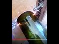 Homemade DIY AUTOMATIC bottle cutter 12 volts incandescent wire (40 sec cut time)
