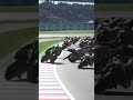 the opponent's motorbike rolled over