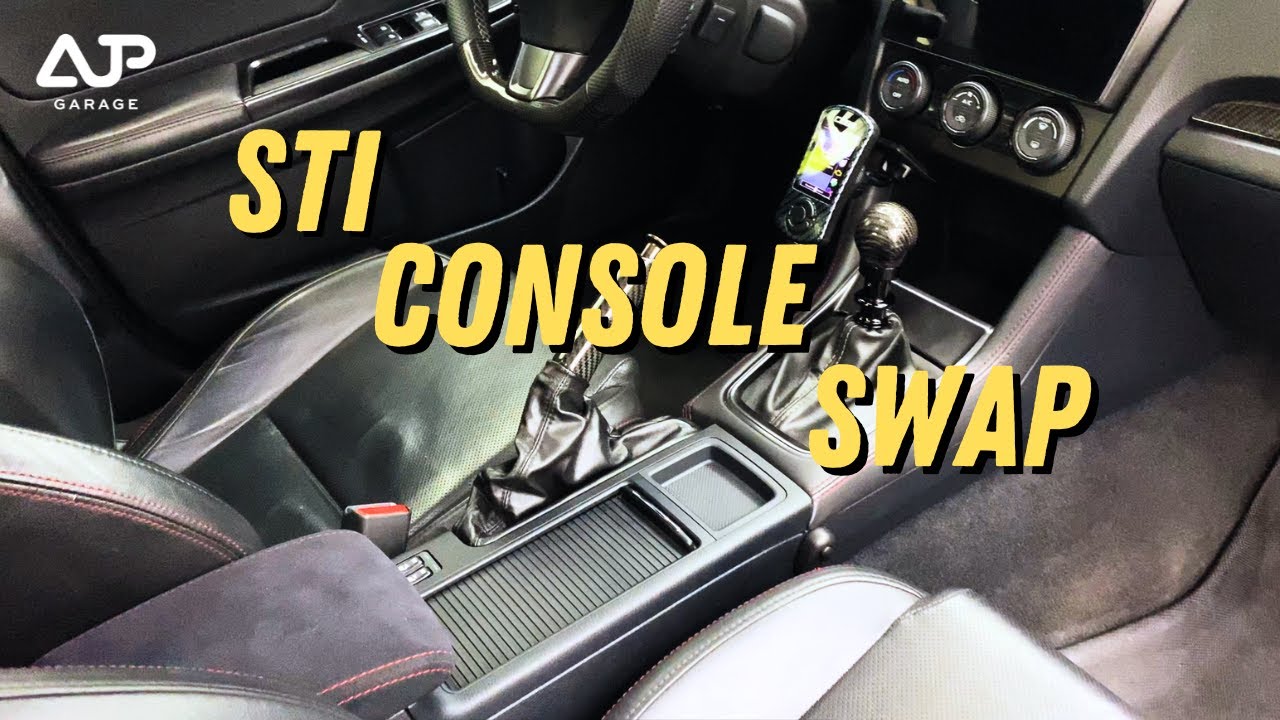 WRX to STI Center Console Swap