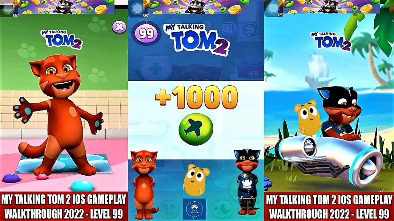 My Talking Tom 2 | iOS | Gameplay Walkthrough 2022 | - Level 99 | Episode 99