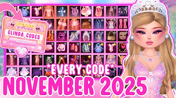 *NEW CODES!!!* ALL WORKING CODES IN DRESS TO IMPRESS *NOVEMBER 2025*