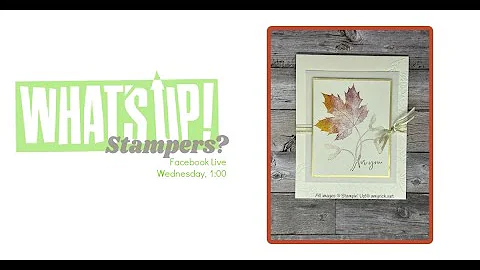 A gorgeous Fall card in minutes with one simple tr...