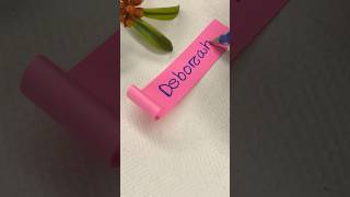 Deborah Name Art😍 #shorts #ytshorts #drawing #art #viral #artist #yt #satisfying #artwork #best