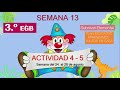 Semana 13. 3RO  ELEMENTAL .Actividad # 4 y # 5. Del 24 al 28 de agosto. MEDICIONES Y VERBS.