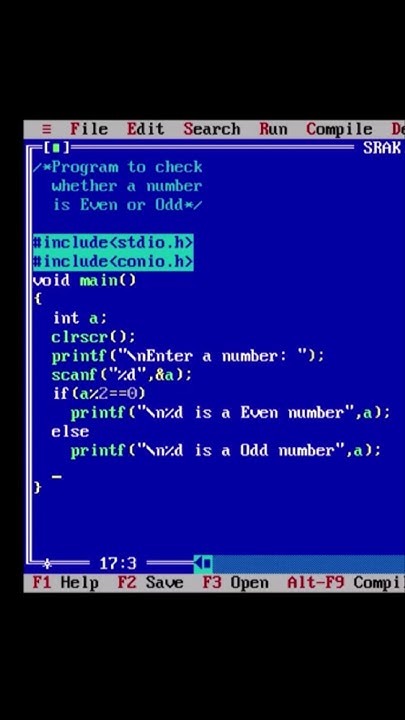 C Program to check whether a number is Even or Odd - YouTube